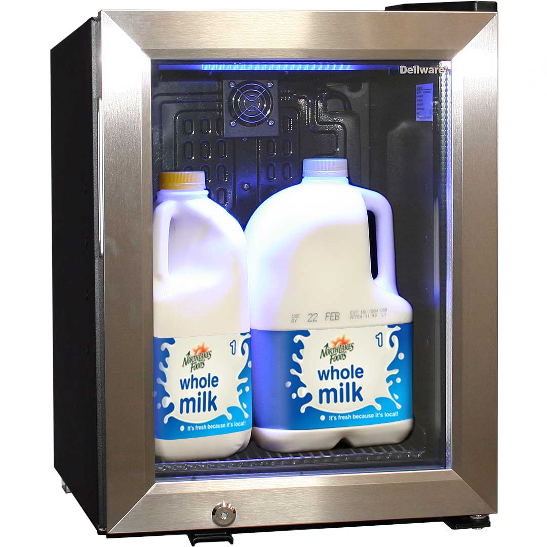 Mini Commercial Bar Fridge Made To Store Milk, Designed