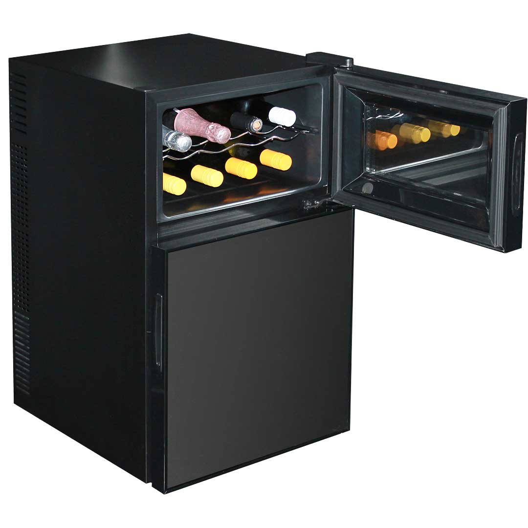 Small wine and beer fridge top