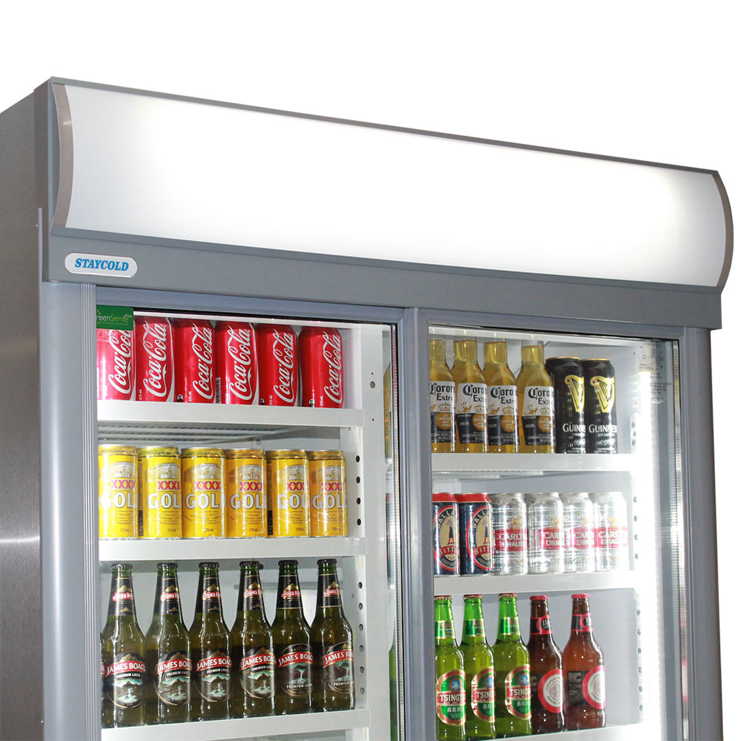 Sliding 2 Door Upright Commercial Bar Fridge Melbourne