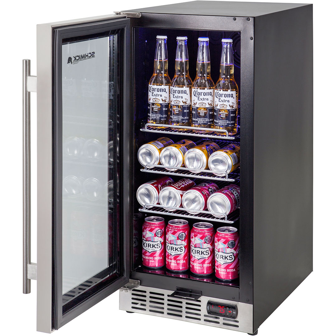 bar fridge front vent