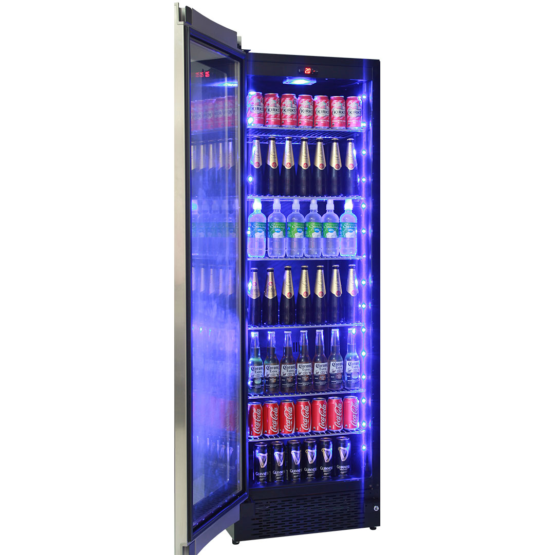 Schmick Glass Door Upright Bar Fridge With Lock And Quiet Operation Schmick Upright Glass Door Beer Drinks Fridge