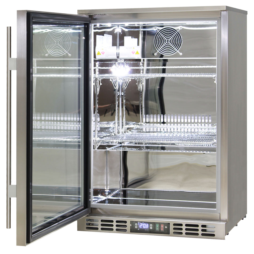 Alfresco Bar Fridge Stainless Steel Glass Alfresco Bar Fridge Stainless Steel Glass