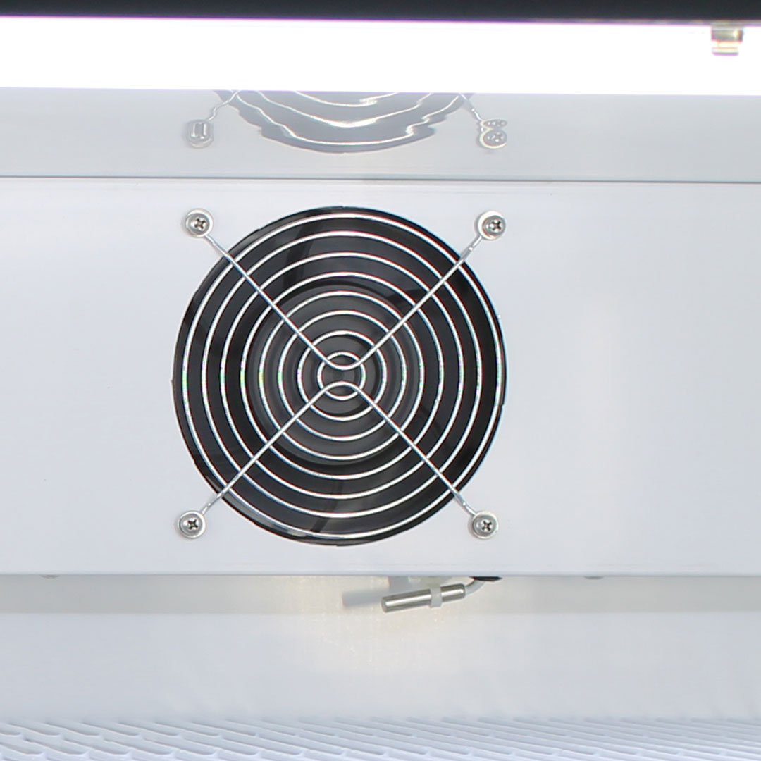 Schmick Glass 2 Door Upright Short Commercial Energy Saving Bar Fridge