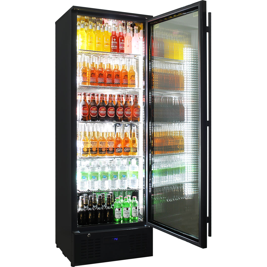 Rhino Glass Door Commercial Bar Fridge With Heated Triple Pained Glass