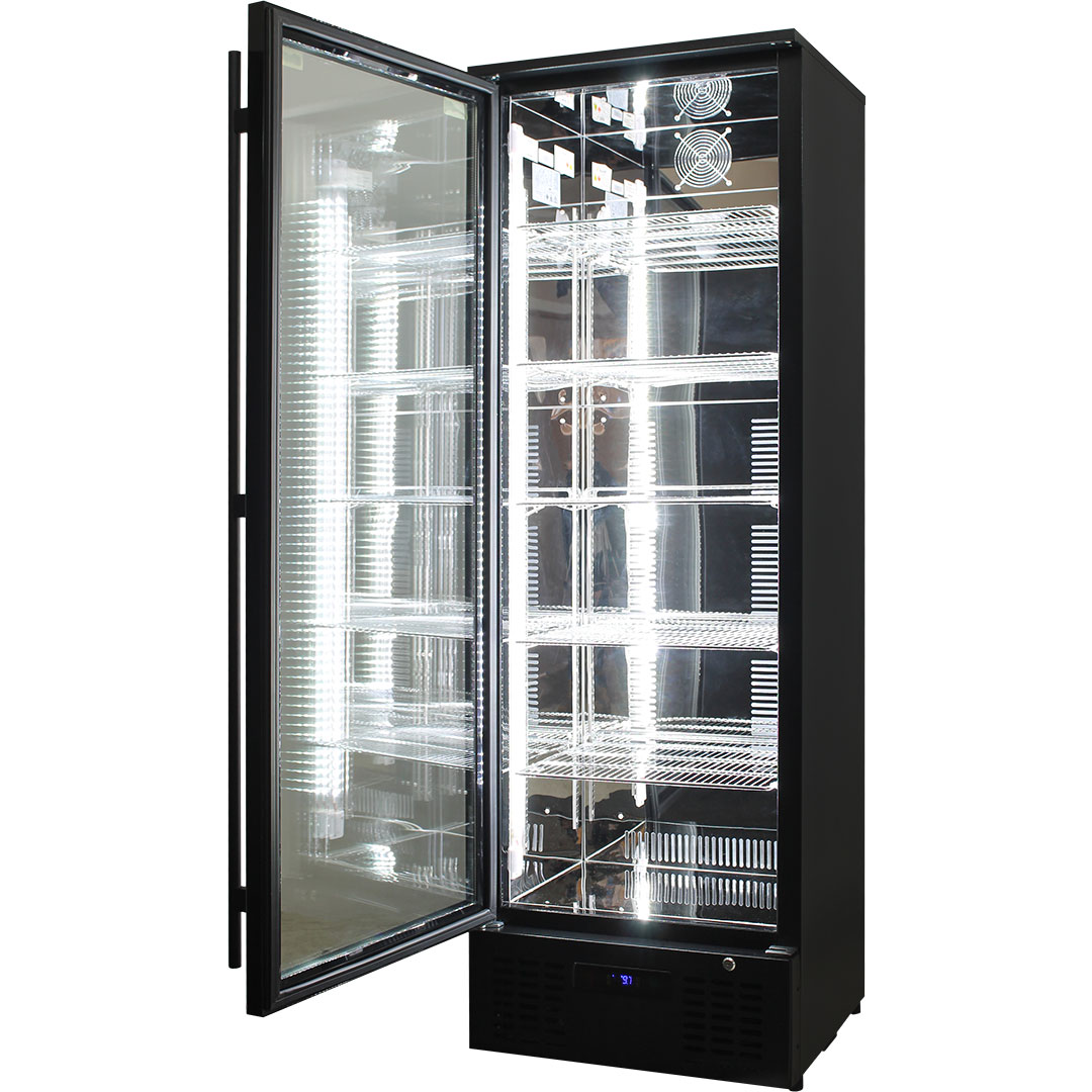Rhino Glass Door Commercial Upright Left Hinged Bar Fridge With Triple