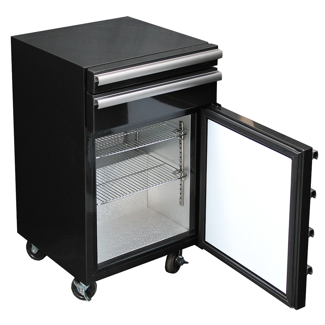 tool box with built in fridge