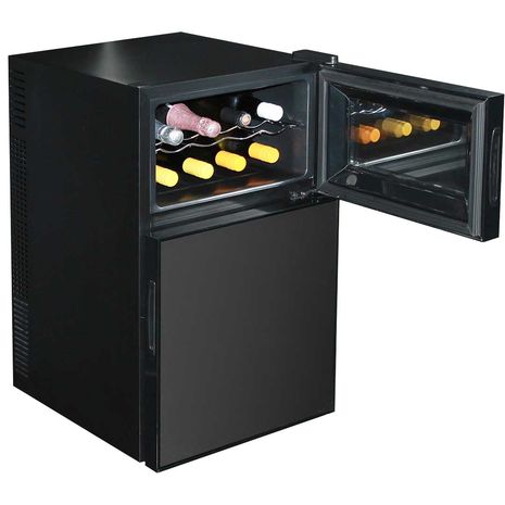  Mini Bar Fridge for Beer and Wine With Two Zones Model BCWH69-(3) 
