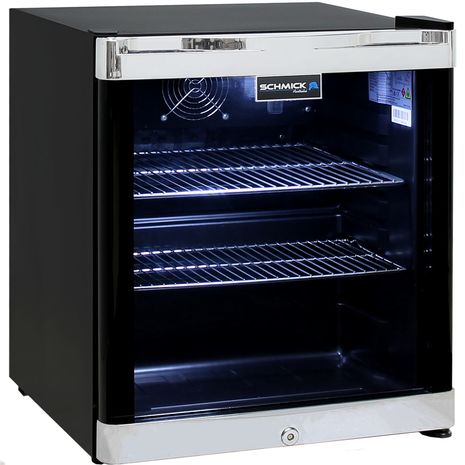  Schmick-Black-Mini-Glass-Door-Bar-Fridge-With-Lock  1  