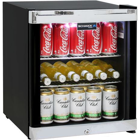  Schmick-Black-Mini-Glass-Door-Bar-Fridge-With-Lock  2  