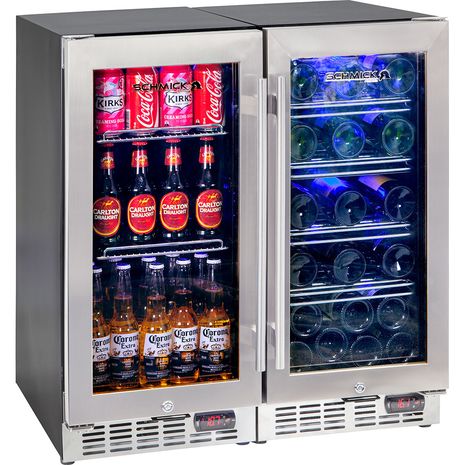  Quiet-Beer-Wine-Bar-Fridge-YC100-Combo  2  
