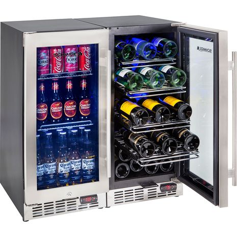  Quiet-Beer-Wine-Bar-Fridge-YC100-Combo  4  