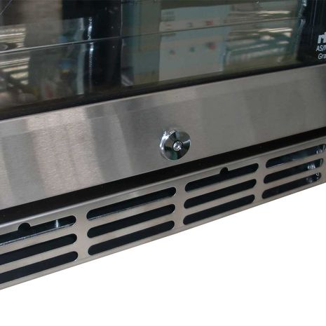  Rhino GSP Alfresco Glass Door Bar Fridge Model GSP1H-SS-(6) 