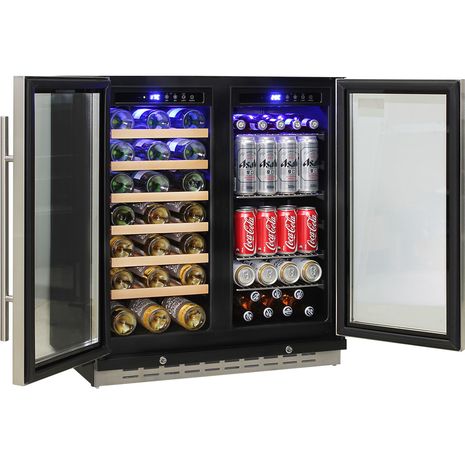  Schmick-Dual-Zone-Beer-And-Wine-Refrigerator-Quiet-Under-Bench  5  