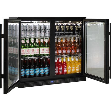  Rhino-Under-Bench-Black-2-Door-Commercial-Alfresco-Bar-Fridge  3  nydm-cr 