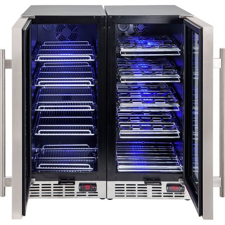  Quiet-Beer-Wine-Bar-Fridge-YC100-Combo  5  