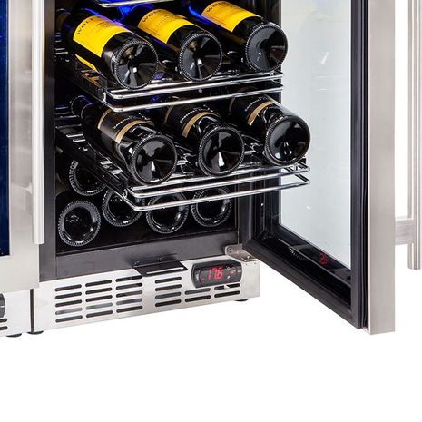  Quiet-Beer-Wine-Bar-Fridge-YC100-Combo  4 -cut 