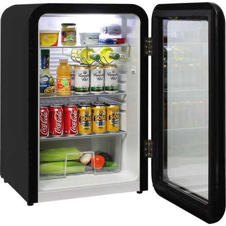  Schmick-Black-Retro-Glass-Door-Bar-Fridge  4  