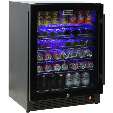  Schmick-Under-Bench-Bar-Fridge-Black-Cold-Beer-Quiet-Model-SK151BG  1  