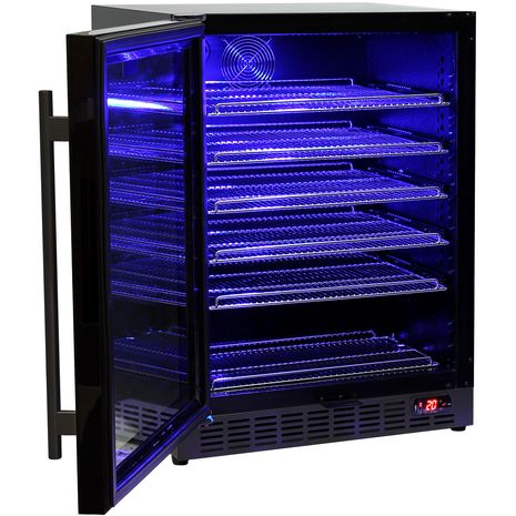  Schmick-Under-Bench-Bar-Fridge-Black-Cold-Beer-Quiet-Model-SK151BG  4  