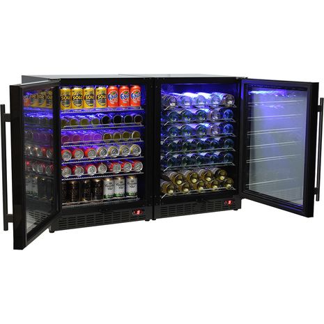  Schmick-Under-Bench-Beer-Wine-Combo-Bar-Fridge-Black-Quiet-Model-SK151BG-Combo  2  