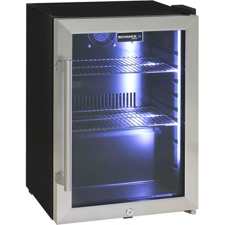  Schmick-Shallow-Depth-Mini-Glass -Door-Bar-Fridge-SC35-SS  1  