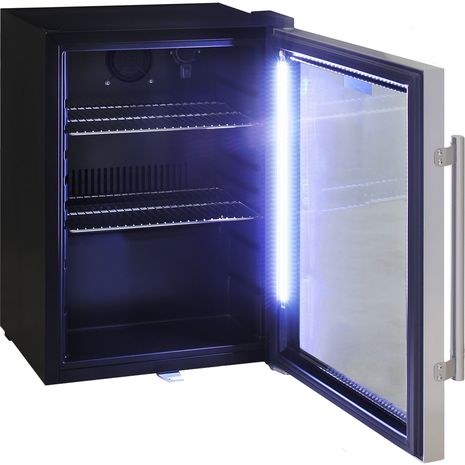  Schmick-Shallow-Depth-Mini-Glass -Door-Bar-Fridge-SC35-SS  2  