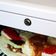  All Glass Cake Sandwich Display Fridge 95Litre in White or Black Model BSF170W-(5) 